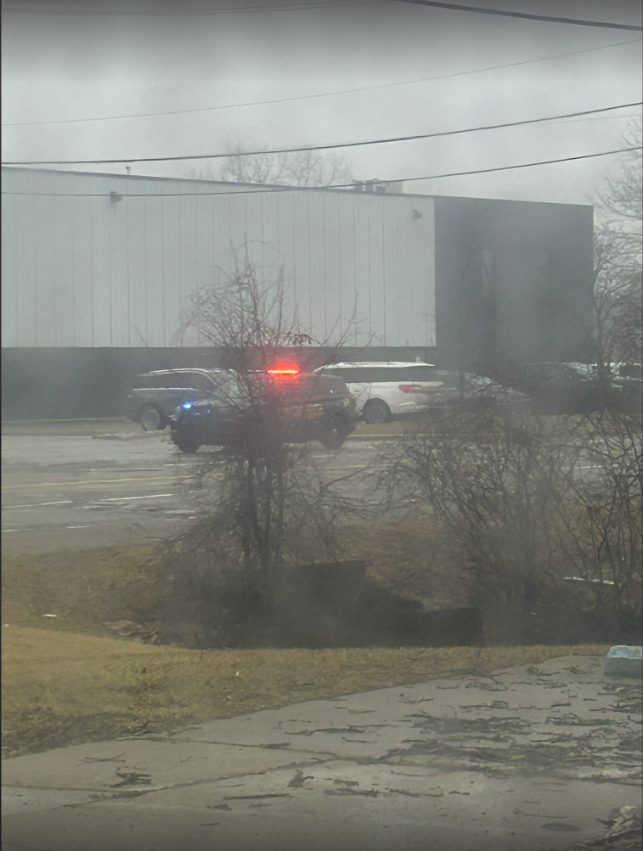 Police near Selfridge Air National Guard Base