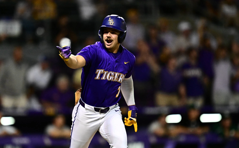 LSU baseball player Jake Brown