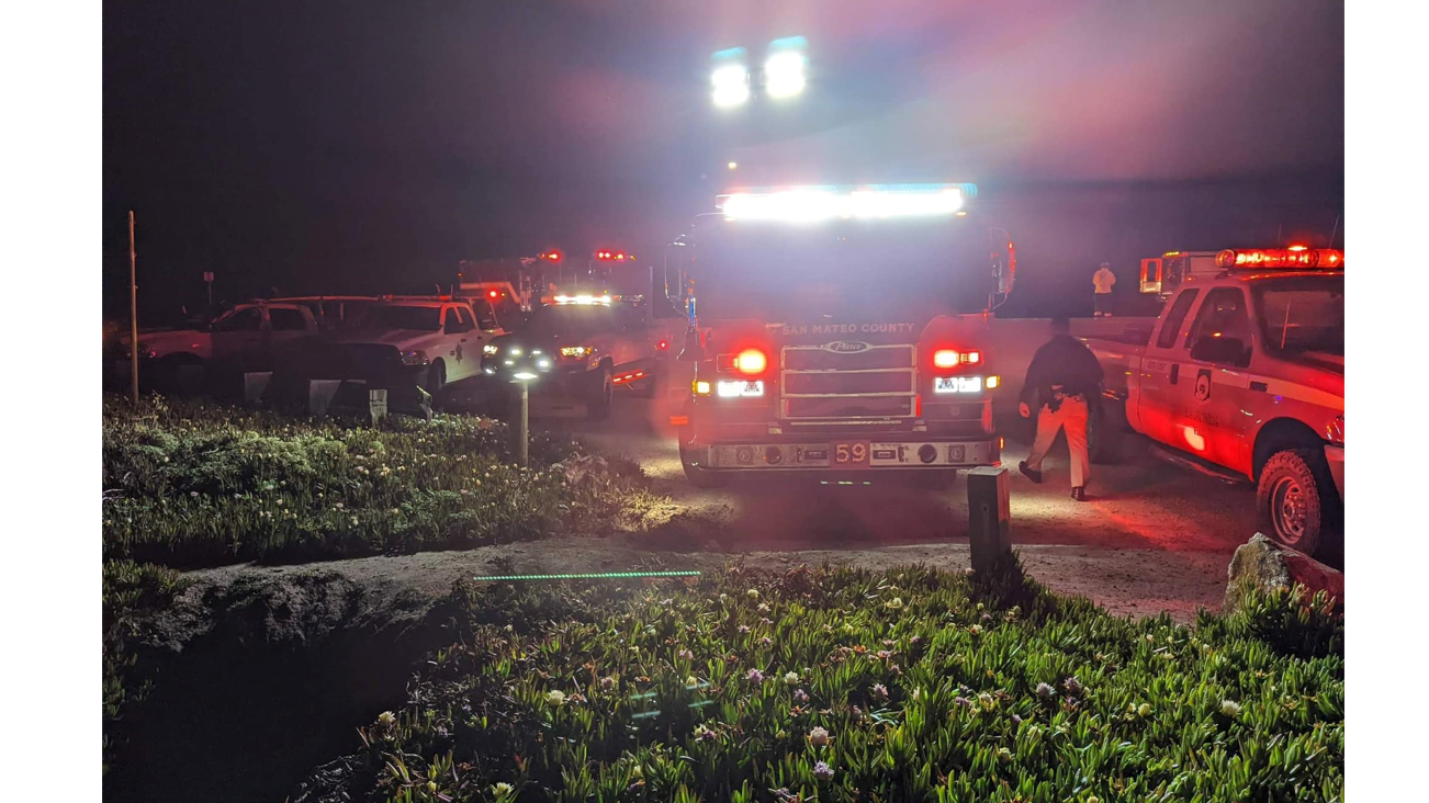 2 dead after car drives off cliff at Pescadero State Beach
