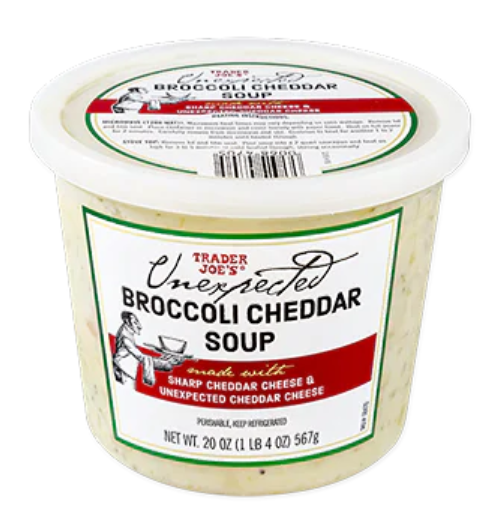 Trader Joe’s Unexpected Broccoli Cheddar Soup