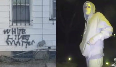 Spraypaint and suspect