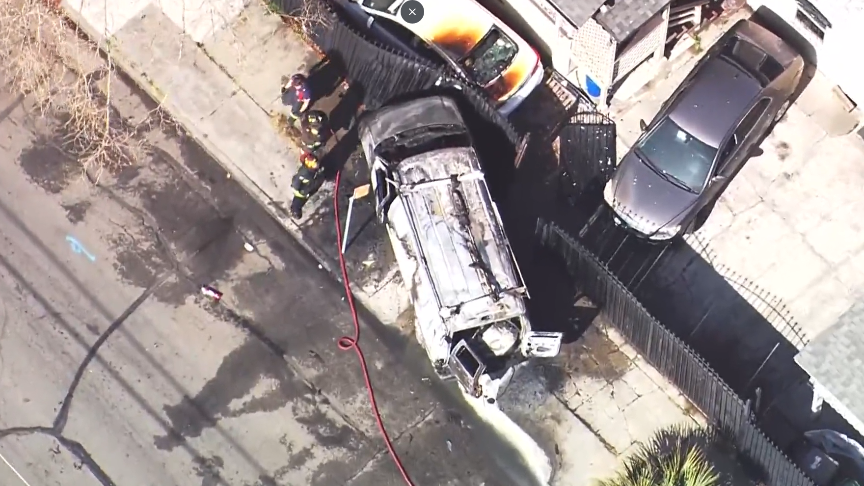 Police: Man dies in fiery crash after officers identify stolen van in East Oakland