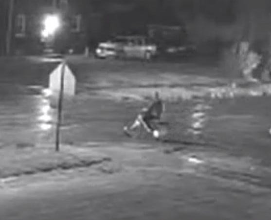 Surveillance footage right before shooting in Detroit 