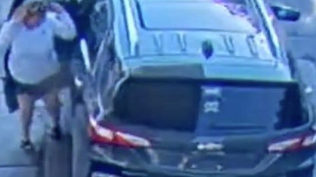 Suspect and suspect's car