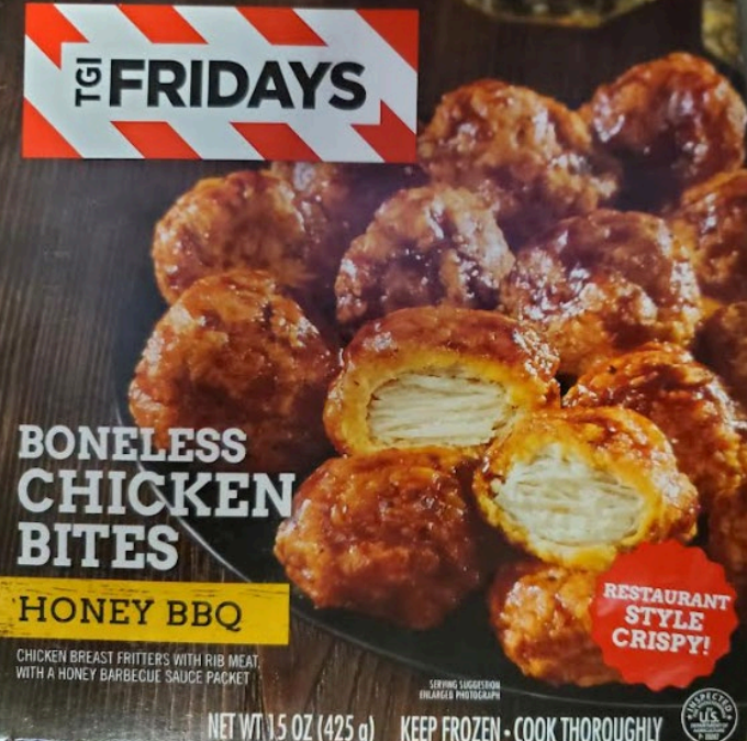 Simmons Prepared Foods Inc., a Van Buren, Ark. establishment, is recalling approximately 26,550 pounds of TGI Fridays boneless chicken bites products