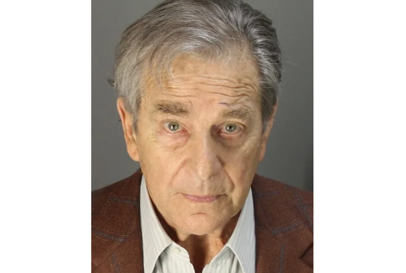 Paul Pelosi's booking photo following his DUI arrest in late May.