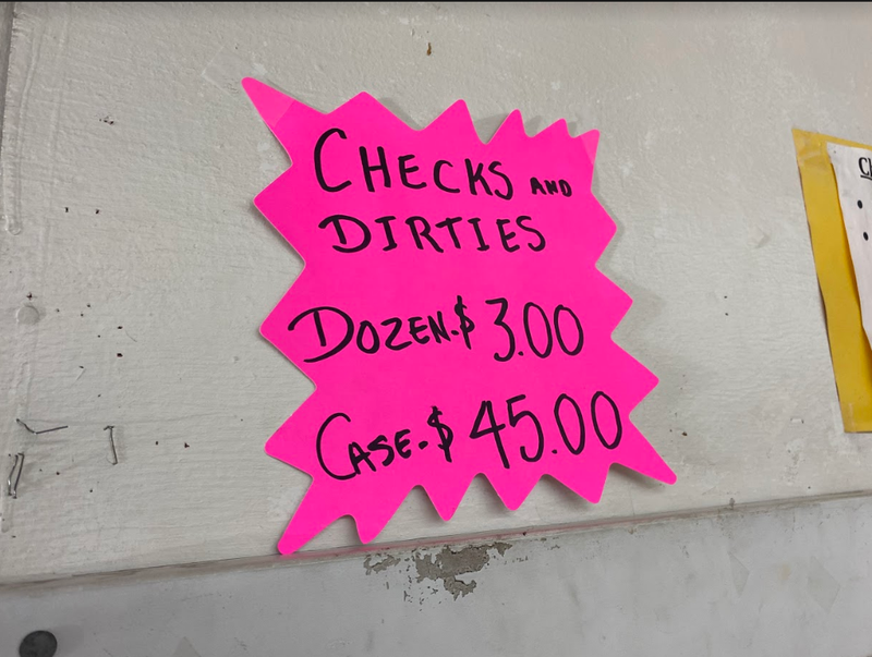 Unlike a traditional grocery store, Olivera is permitted to sell eggs classified as “checks” and “dirties,” which have minor imperfections. That’s where the savings come in.