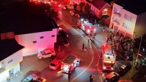 2 jump from San Francisco apartment to escape fire