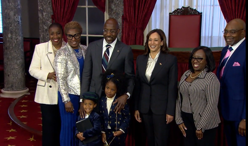 Senator Raphael Warnock, U.S. Senate, Kamala Harris