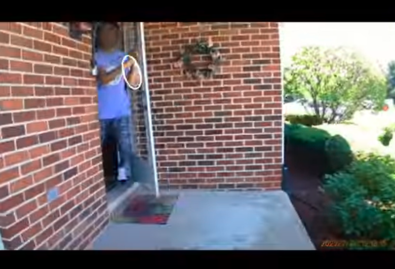 Body camera footage from Flossmoor Police Department