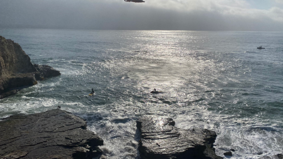 UPDATE: Two separate incidents of men swept off Santa Cruz beach, one found drowned