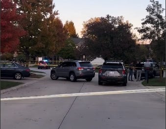 Police vehicles respond to home in Canton