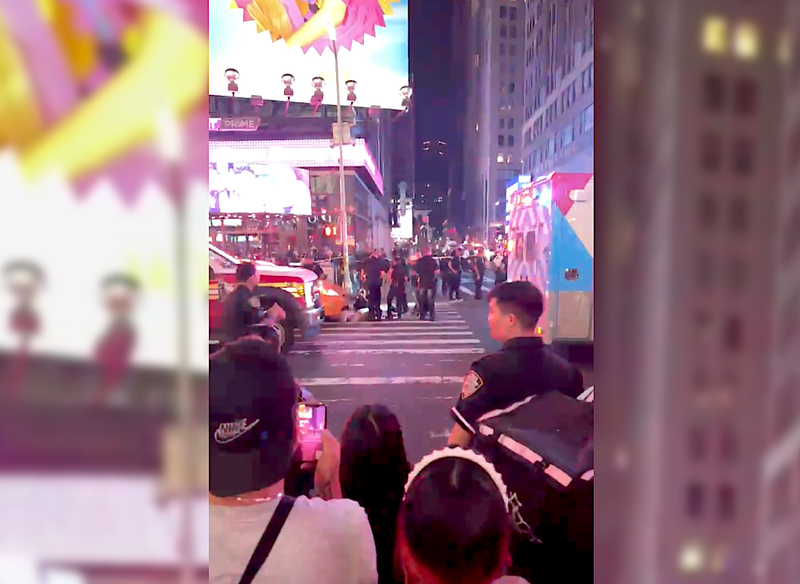 The shooting happened at the heart of the tourist hotspot, which is a "gun free" zone