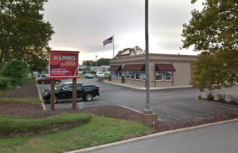 The incident happened at Kumo Sushi & Steakhouse on Nesconset Highway in Stony Brook on Saturday afternoon.