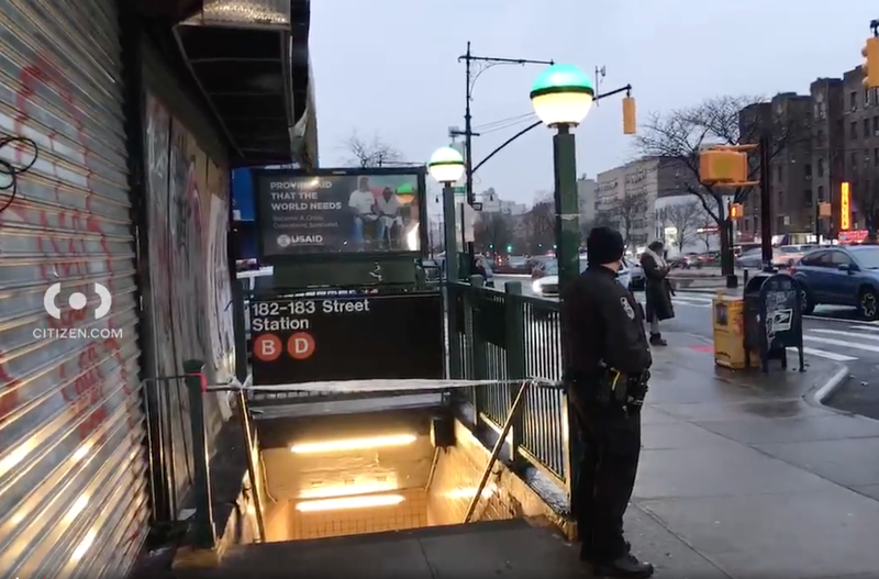 The victim was killed near the 182nd–183rd Streets station in Fordham Heights