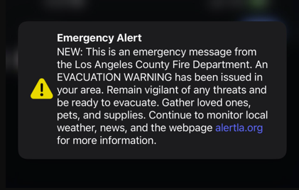 emergency alert