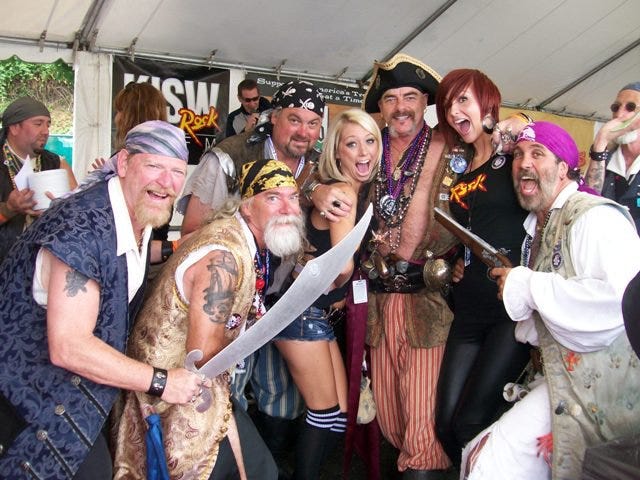 Rock Girls with the Seafair Pirates
