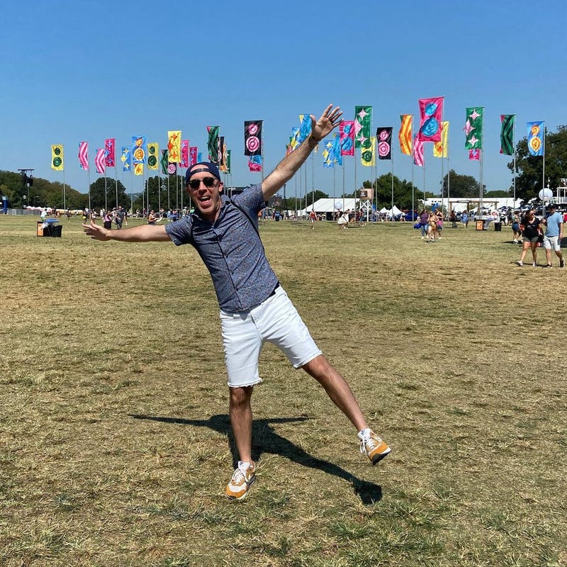 ACL Fest 2022 Sean Mack required yearly flag pic!