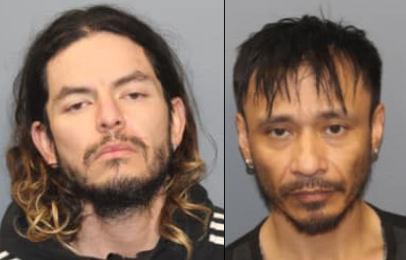 The two New Jersey men, Richard Rivera, 36, and Christopher Healy, 55, were arrested for sealing drugs.