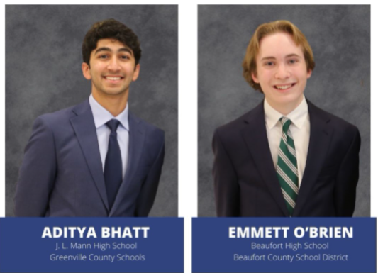 South Carolina students selected for United States Senate Youth Program.
