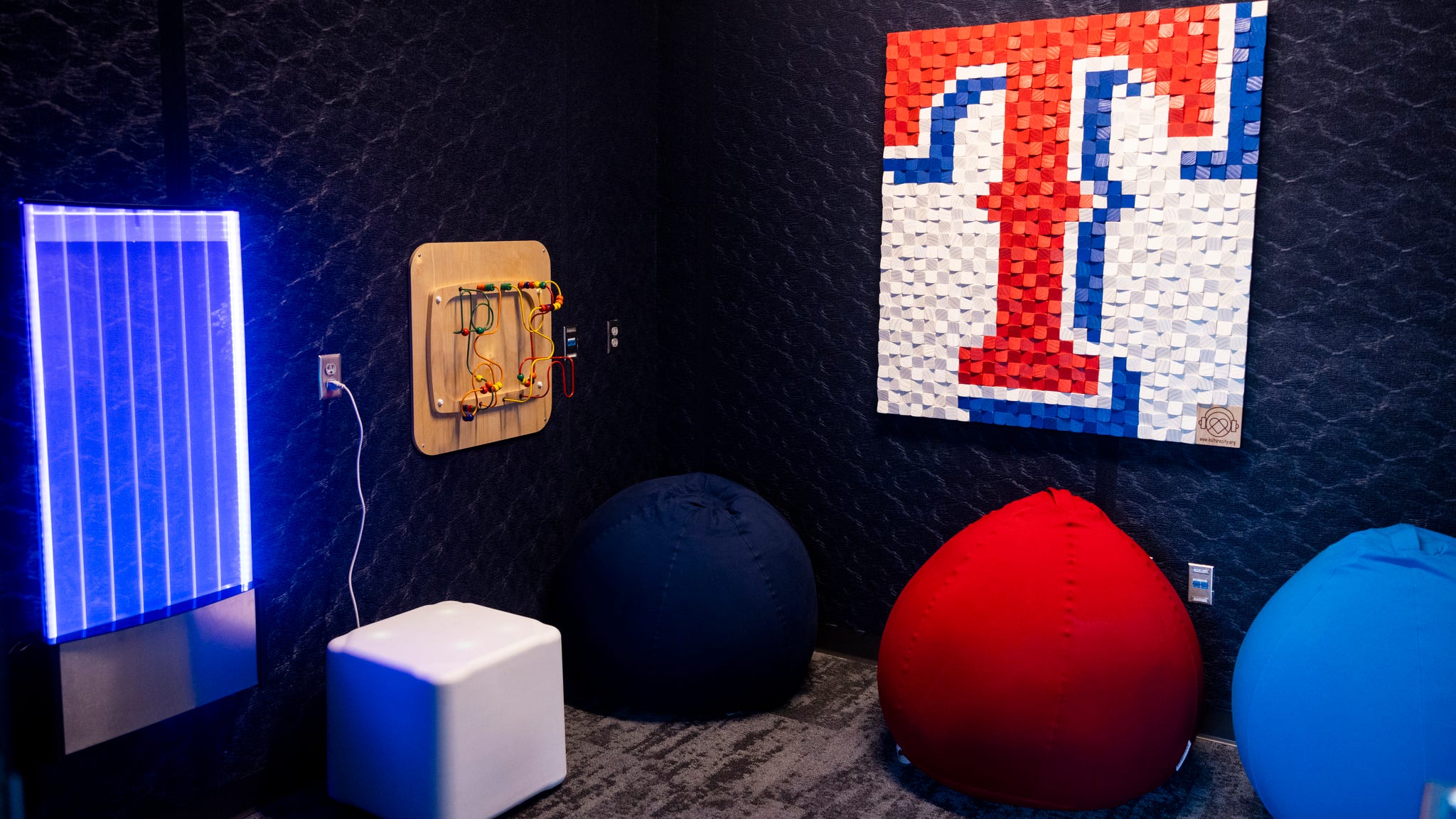 Texas Rangers unveil refreshed sensory room inside ballpark