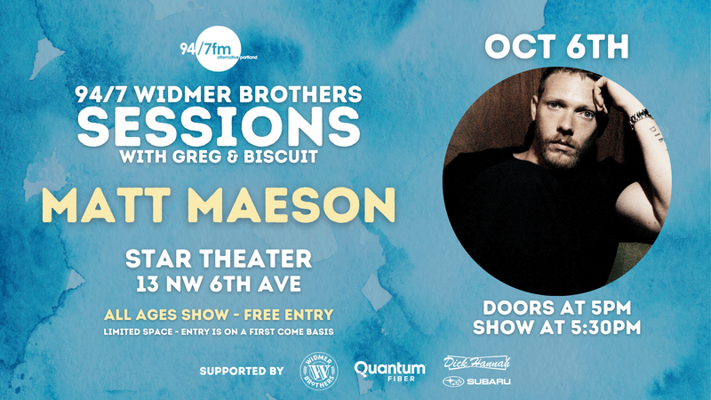 Quantum Fiber Internet has Your Chance to Win Two Balcony Front Row Seats for 94/7 Widmer Brothers Session with Matt Maeson!