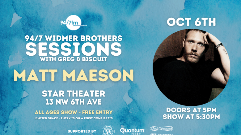 94/7 Widmer Brothers Sessions: Matt Maeson