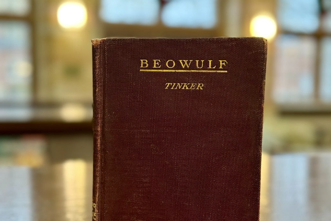 Copy of Beowulf returned to Sewickley Library after 54 years