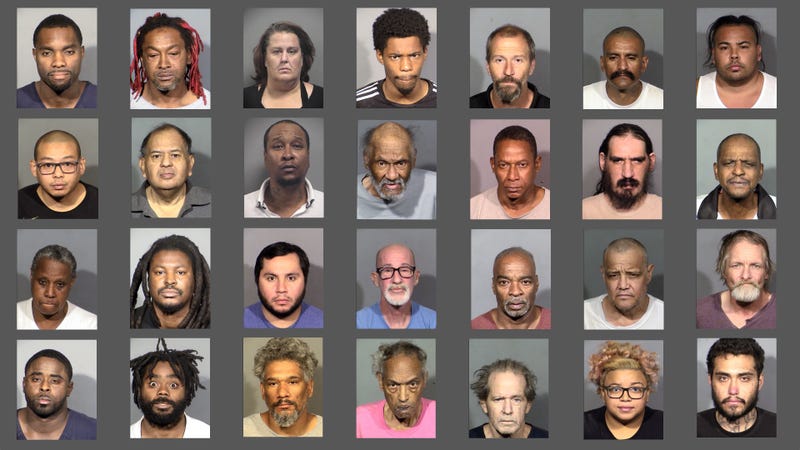 Sex offenders arrested by Metro Police during 2022 Operation Scarecrow sting