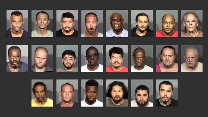Sex offenders busted in a sting by Las Vegas Metro Police