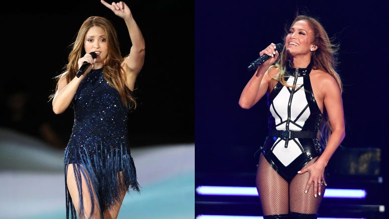 Jennifer Lopez and Shakira Share Behind-the-Scenes Peek at Super Bowl Halftime Show