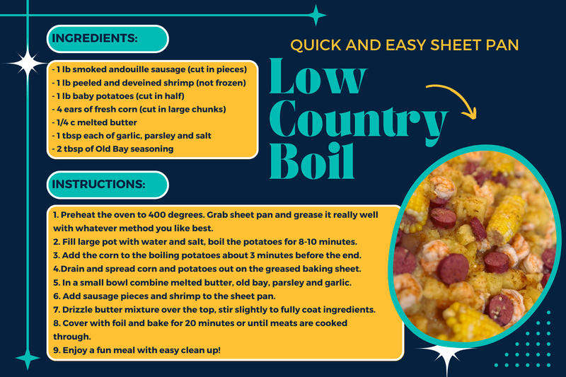 sheet pan Low Country Boil recipe