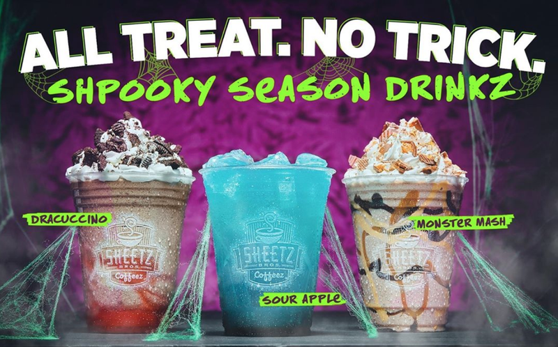Sheetz Halloween-themed drinks