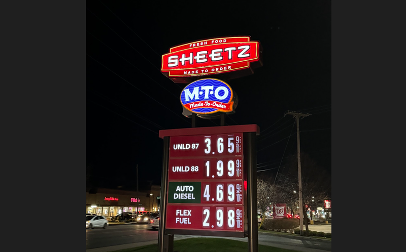 Sheetz Gasoline Prices