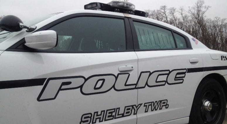 Shelby Township police vehicle