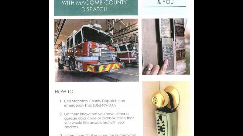Shelby Twp. police issue scam warning after resident receives flier telling people to call phony number with garage door, lockbox codes