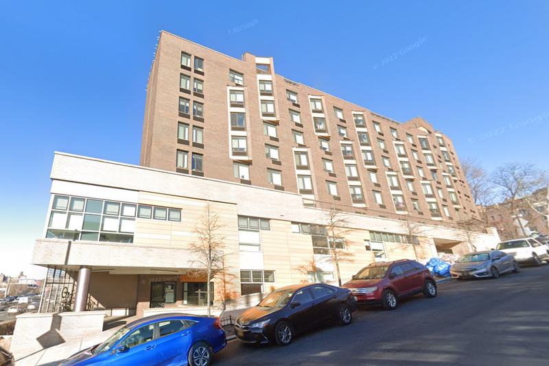 237 Landing Road in the Bronx, a shelter and low-income housing building operated by the Bowery Residents' Committee where a 25-year-old man was fatally stabbed on Sunday.