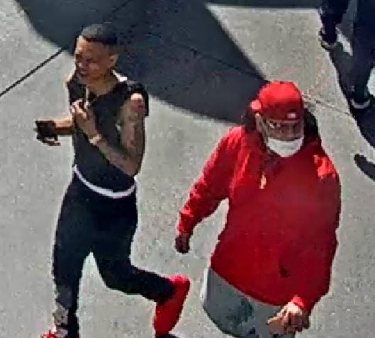 Two suspects sought for a shooting on March 5th, 2021