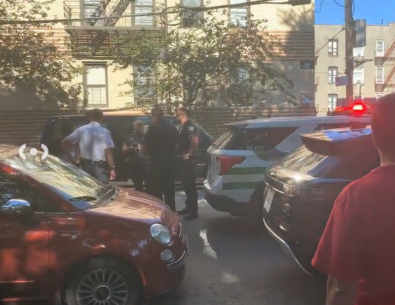 Three people were shot in the Claremont section of the Bronx on Wednesday