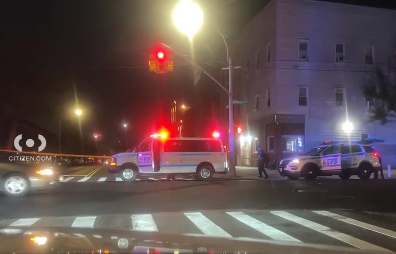 The victim was shot at 38th Street and 21st Avenue in Astoria on Tuesday night