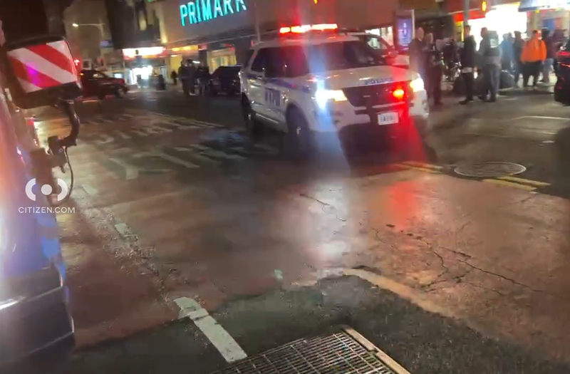 The shooting happened on a busy stretch of Jamaica Avenue during the Tuesday evening rush