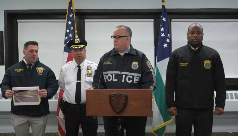 NYPD Chief of Department John Chell said the man had two documented mental incidents with the NYPD