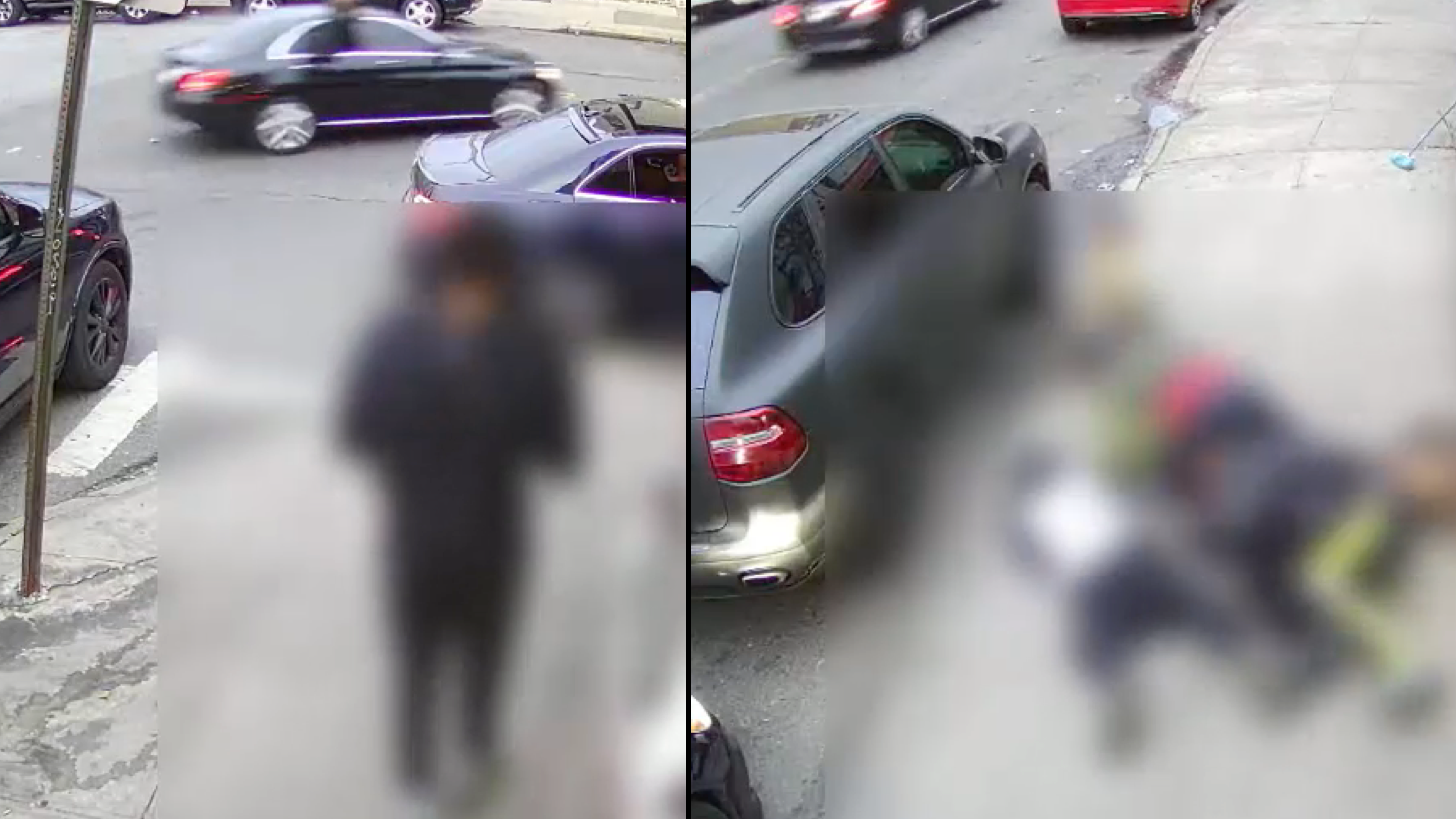 VIDEO: Bronx drive-by shooting kills man, police seek gunman in Mercedes