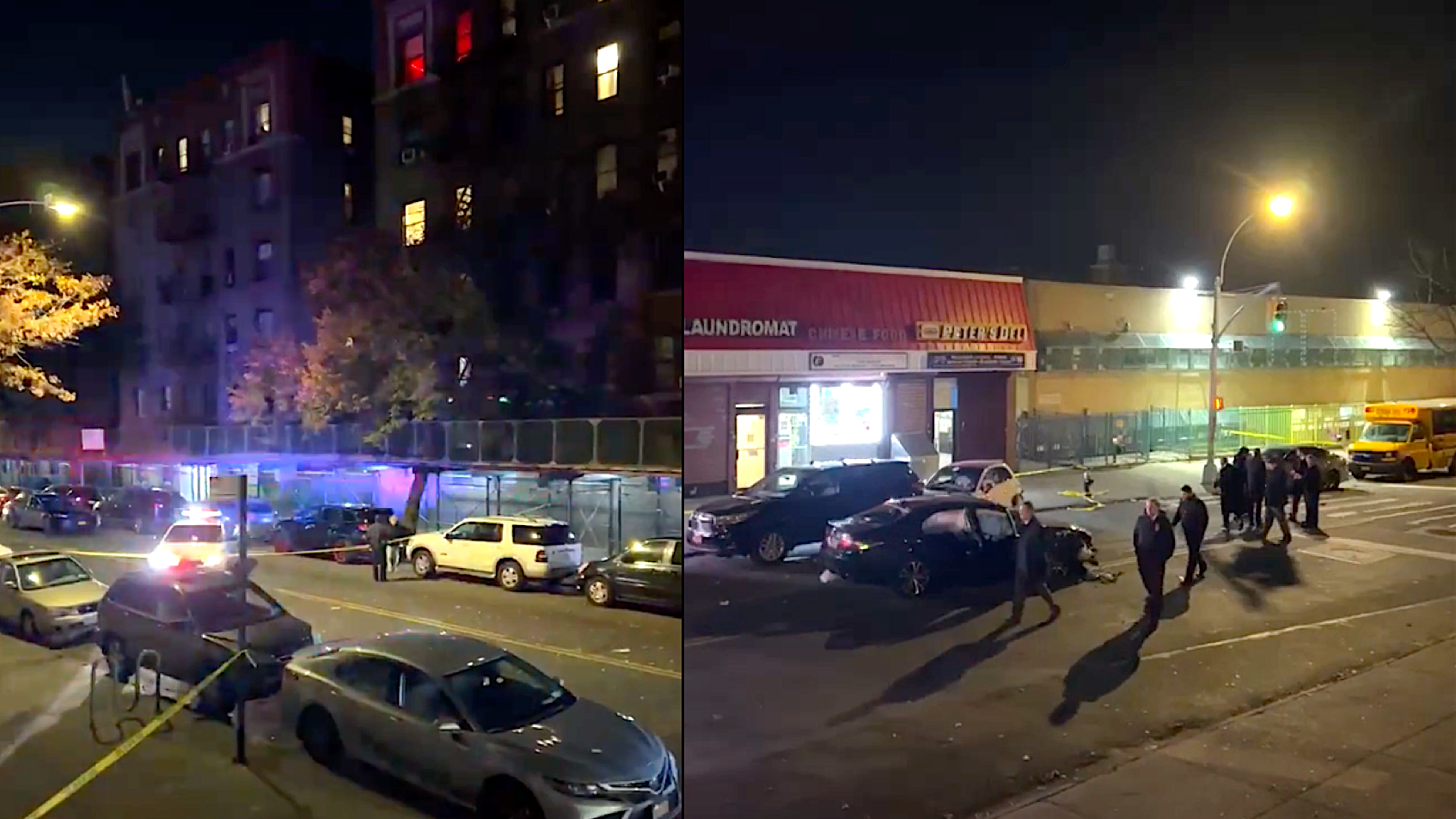 Man shot at Bronx gas station dies after driving for miles, crashing into cars, flipping