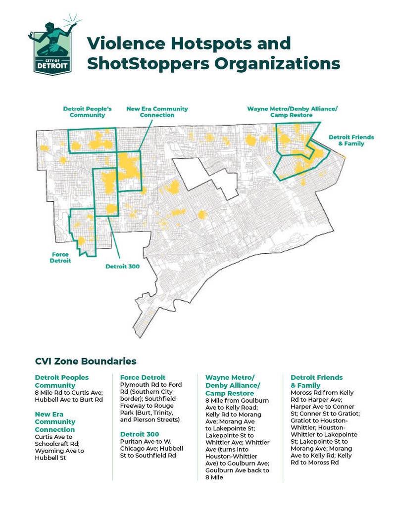 Map of CVI Zones