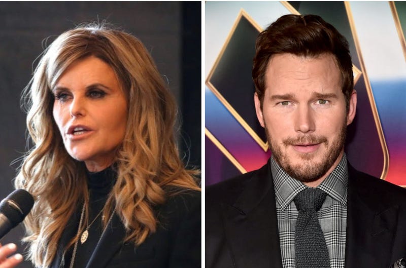 Maria Shriver and Chris Pratt
