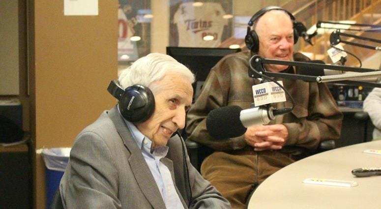 Sid Hartman and Bud Grant