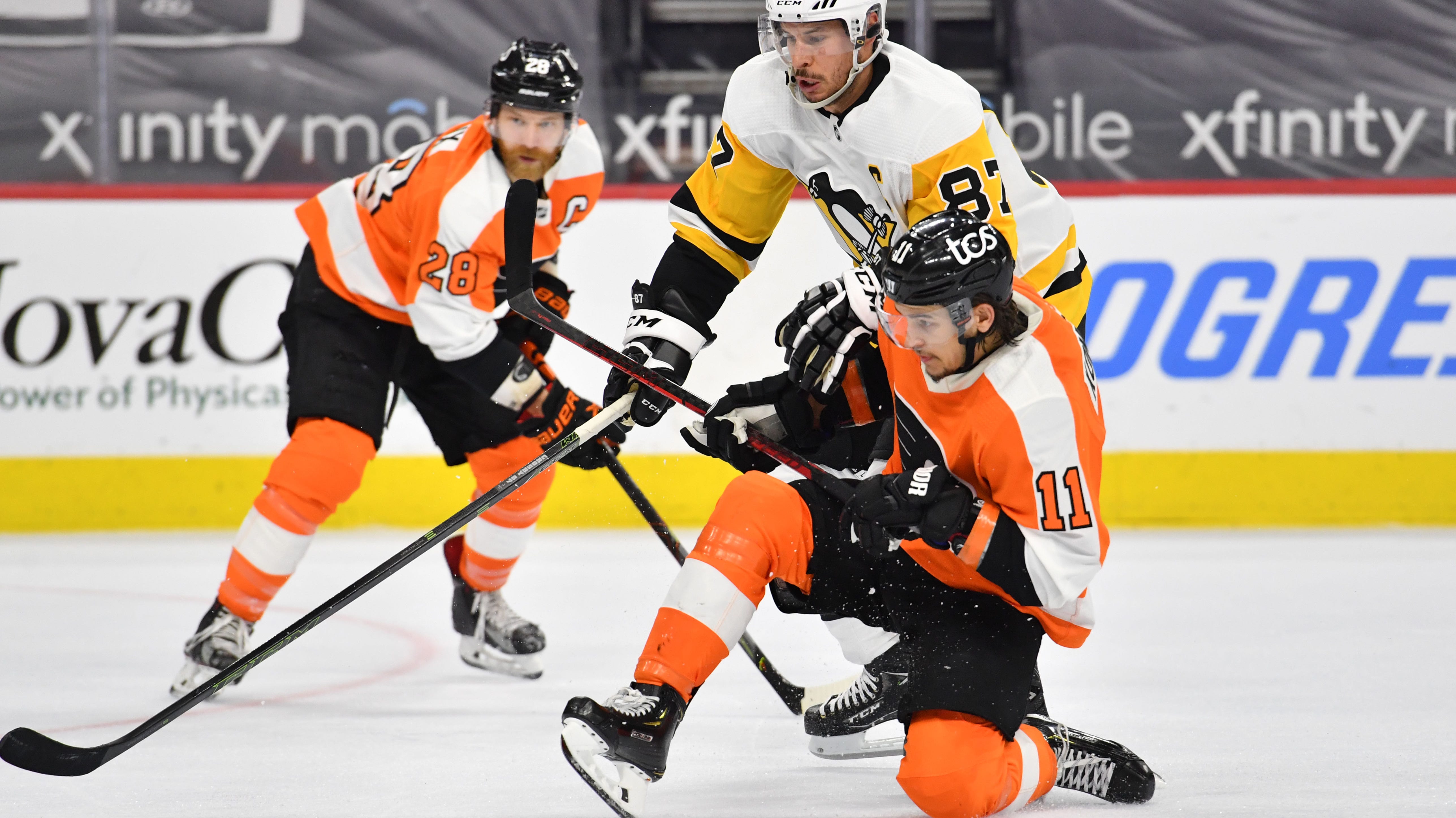 ESPN host compares Sidney Crosby to Tom Wilson after tussle with Flyers forward