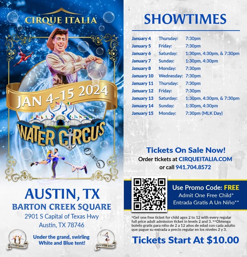 Cirque Italia Water Circus