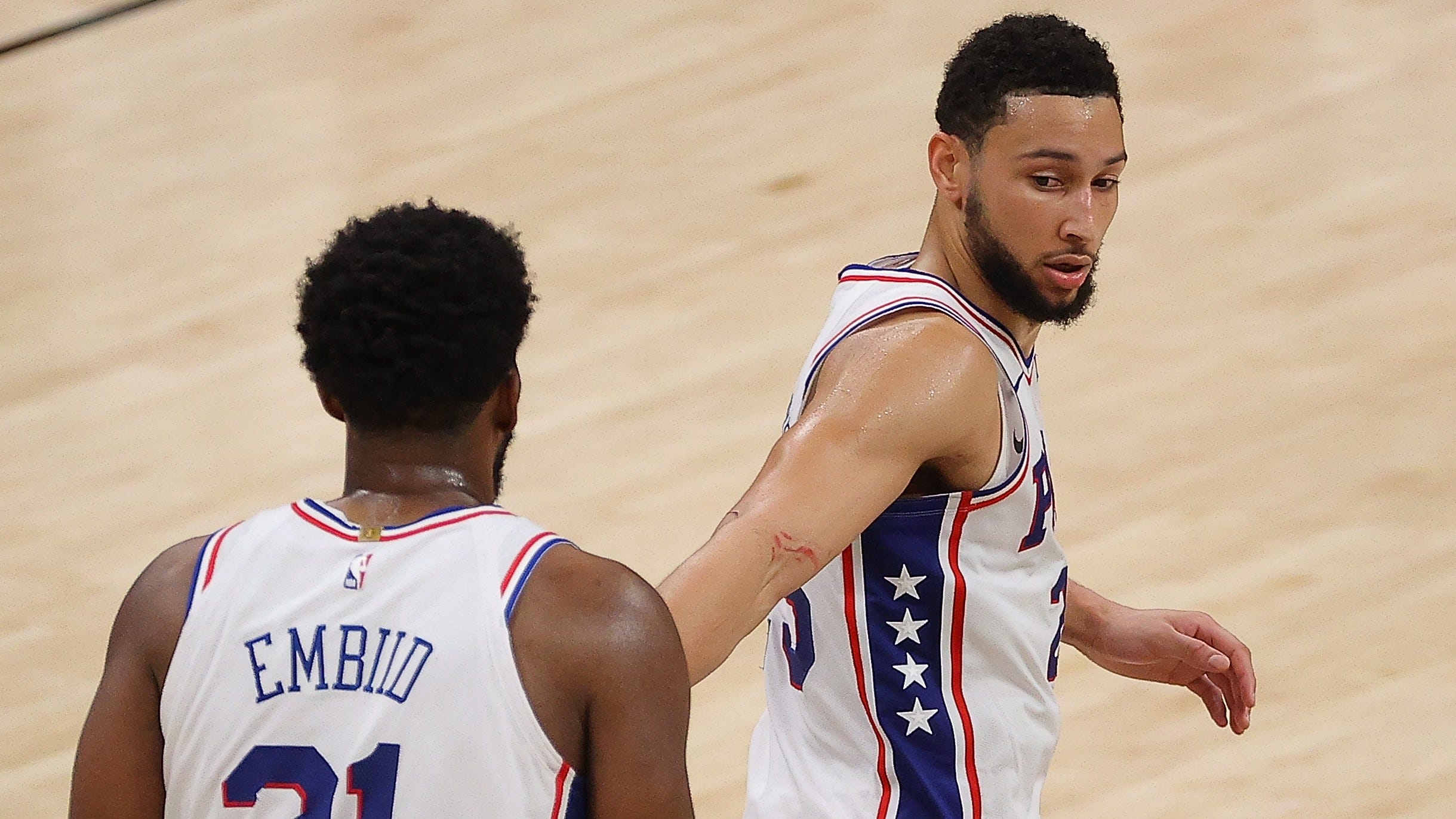 Report: Simmons upset Embiid blamed him for playoff loss